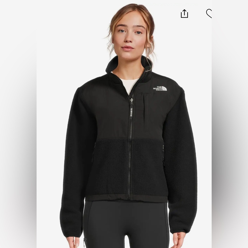 SOLD-The North Face Denali Full Zip Fleece Jacket - Women’s Small Black - Picture 2 of 8